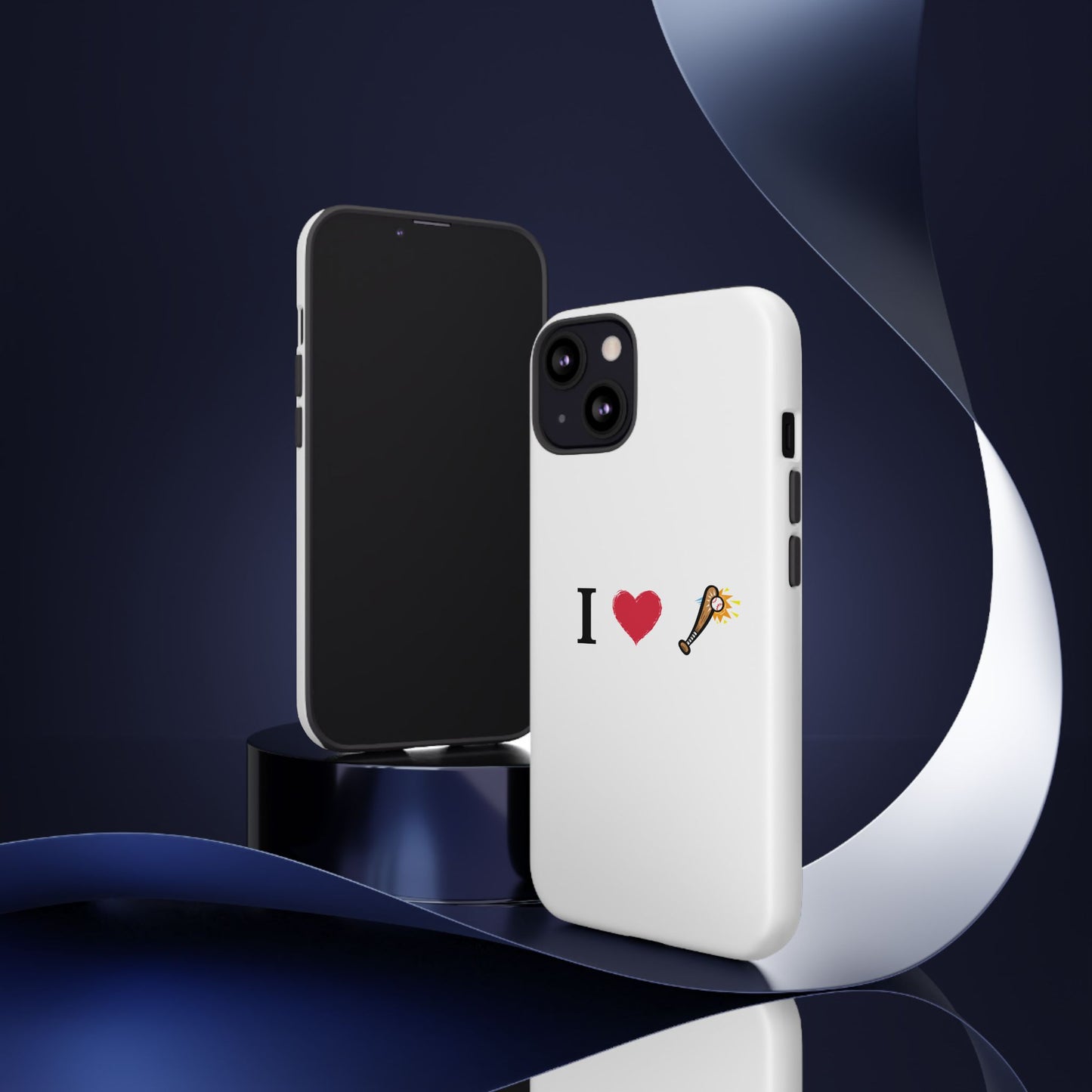 I Love Baseball Vibe Phone Case - Tough Cases for Sports Lovers, Gifts for Athletes, Fun Accessories, iPhone and Android Compatible - TRV