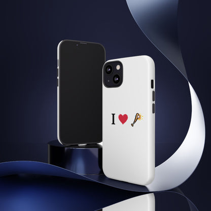 I Love Baseball Vibe Phone Case - Tough Cases for Sports Lovers, Gifts for Athletes, Fun Accessories, iPhone and Android Compatible - TRV