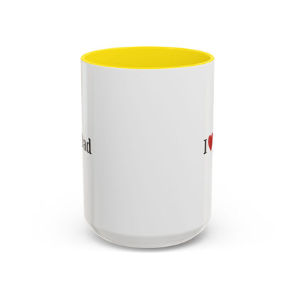 I Love Dad Accent Coffee Mug - Perfect Gift for Father's Day & Birthdays - TRV