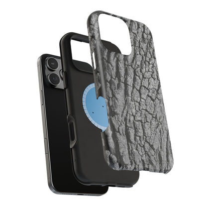 Bark Texture Magnetic Impact Phone Case