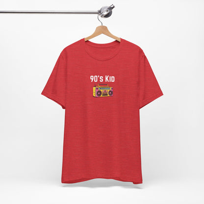 Retro Boombox Tee — 90s Kid Graphic T-Shirt