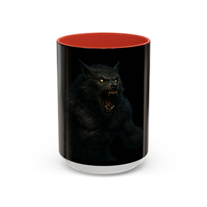 Howling Werewolf Coffee Mug - Perfect Gift for Horror Lovers, Wolf Enthusiasts, Halloween Decor, Unique Drinkware, Gothic Homeware - TRV