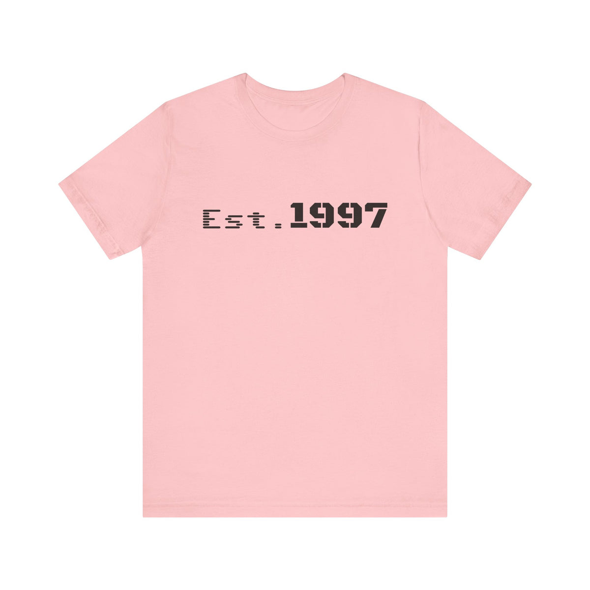 Vintage 1997 Established T-Shirt by Printify, featuring classic design and soft cotton fabric, perfect for casual wear.