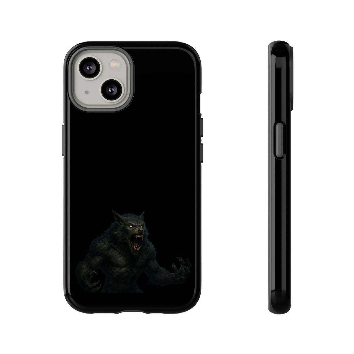 Werewolf Phone Case, dark monster graphic tough protective case - view 16