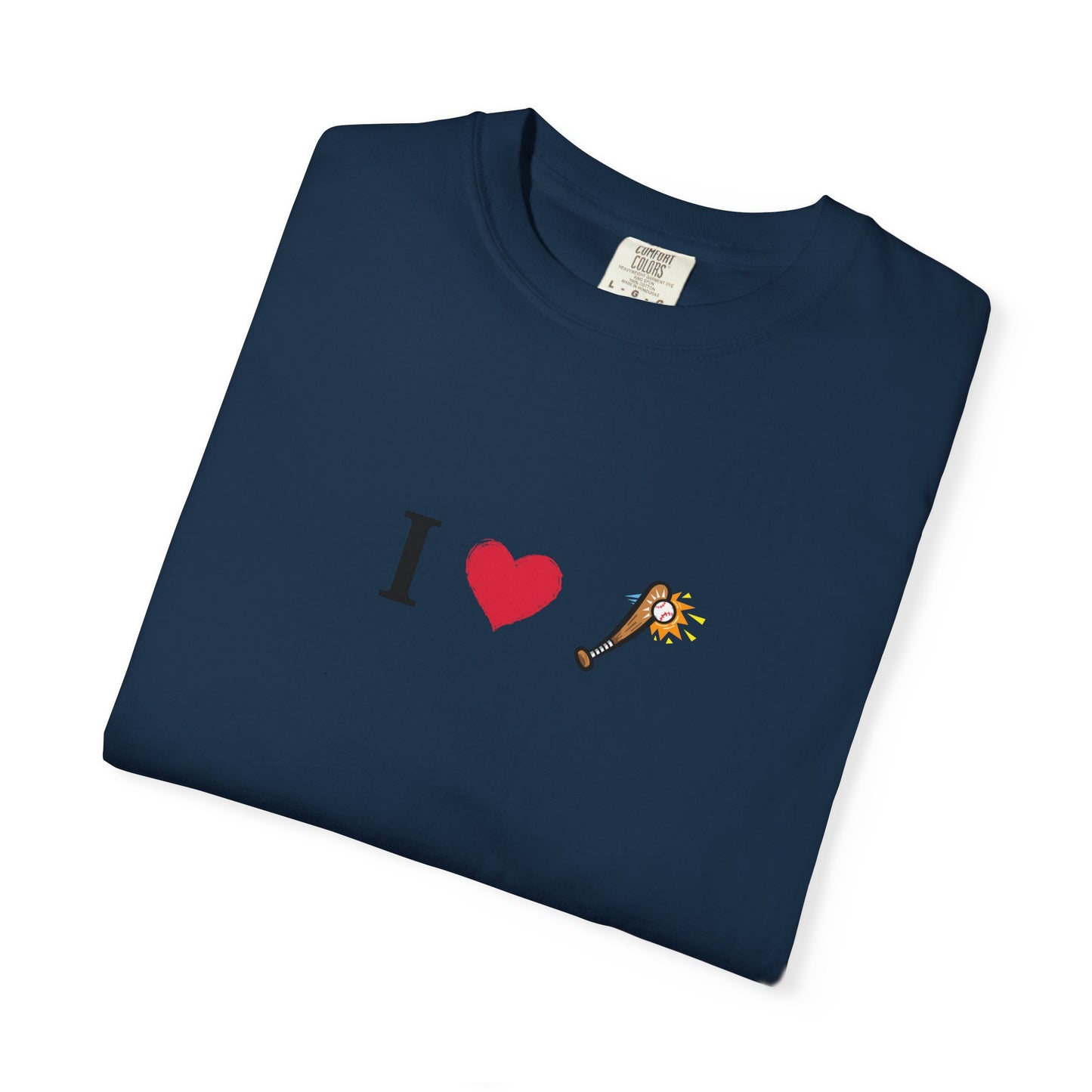 I Love Baseball  Unisex Tee, Gift for Couples, Cute Matching T-Shirts, Casual Everyday Wear, Anniversary Present, Love Shirt - TRV