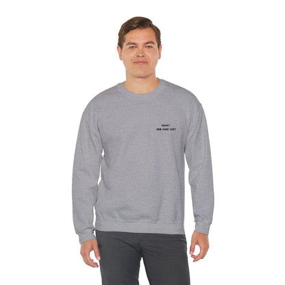 Funny Crewneck Sweatshirt: "Decaf? How Dare You?" Gift for Friends, Casual Wear, Humor Apparel, Cozy Outfit, Unisex Sweatshirt - TRV