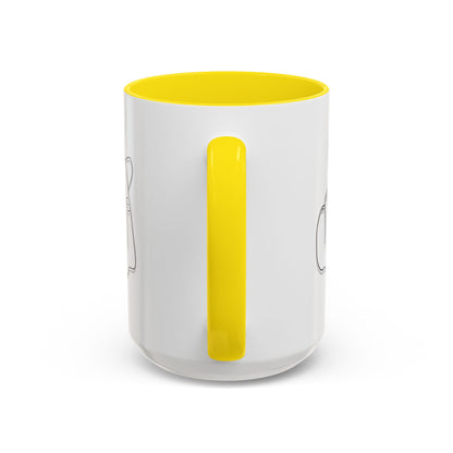 Minimal Korean finger heart accent mug by Printify, 11oz or 15oz ceramic coffee mug with simple design and clean white finish.