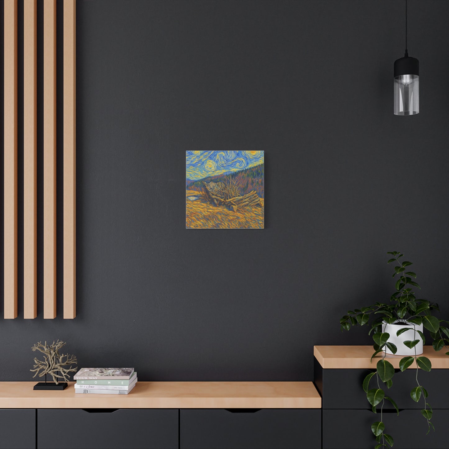Artistic Van Gogh Style Canvas Wall Art, Nature Inspired Decor, Home Aesthetic, Gift for Art Lovers, Gallery Wall Piece, Living Room Decor, [...] - TRV