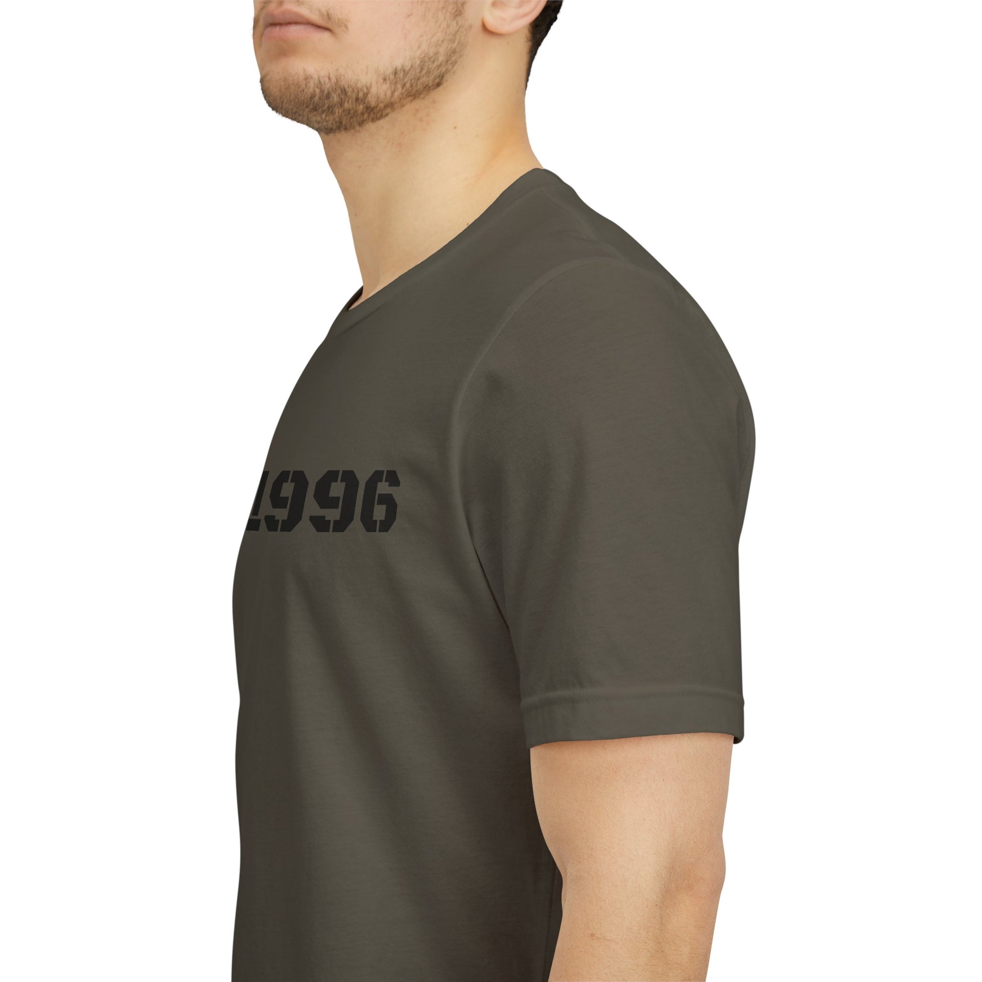 Vintage Est. 1996 T-shirt by Printify featuring a classic design, perfect for birthdays or vintage style fashion.