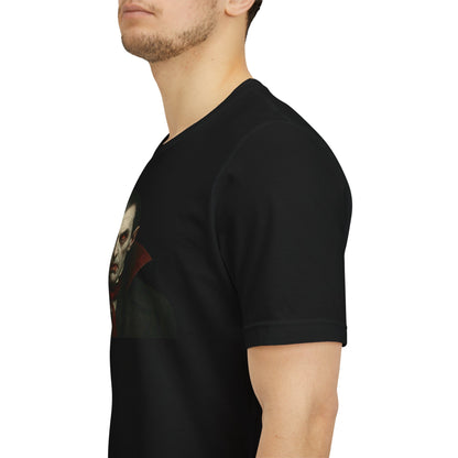 Vampire Graphic Tee, Spooky Halloween Shirt, Unisex Halloween Apparel, Gothic T-Shirt, Dark Aesthetic Fashion