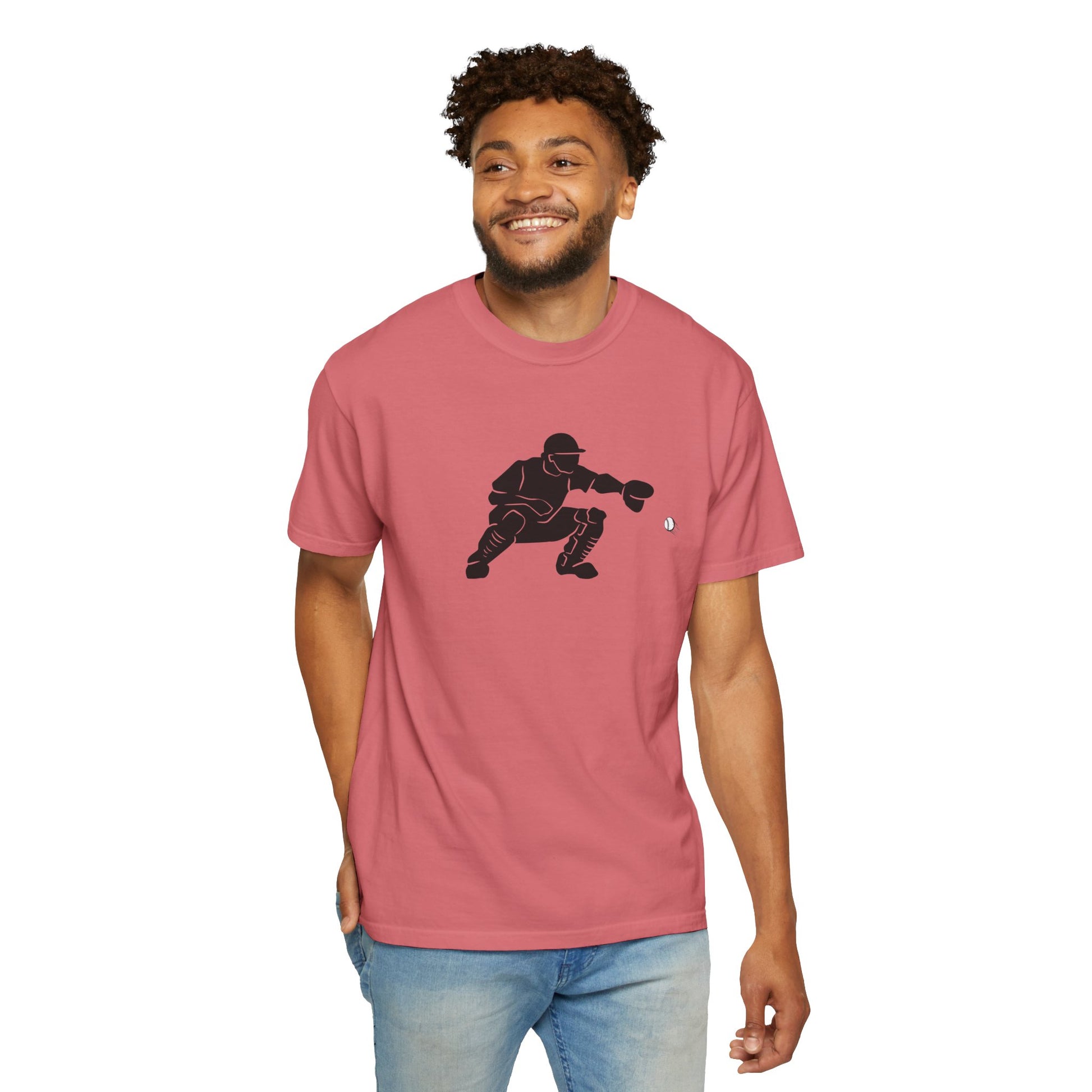 Stylish Unisex Baseball Catcher T-Shirt with Catcher Design, Sports Tee, Baseball Fan Gift, Athletic Apparel, Gift for Him/Her - TRV