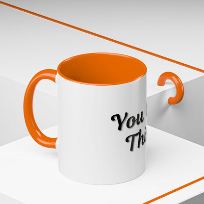 Inspirational Accent Coffee Mug - "You Got This!" - Perfect for Motivation & Gifts - TRV