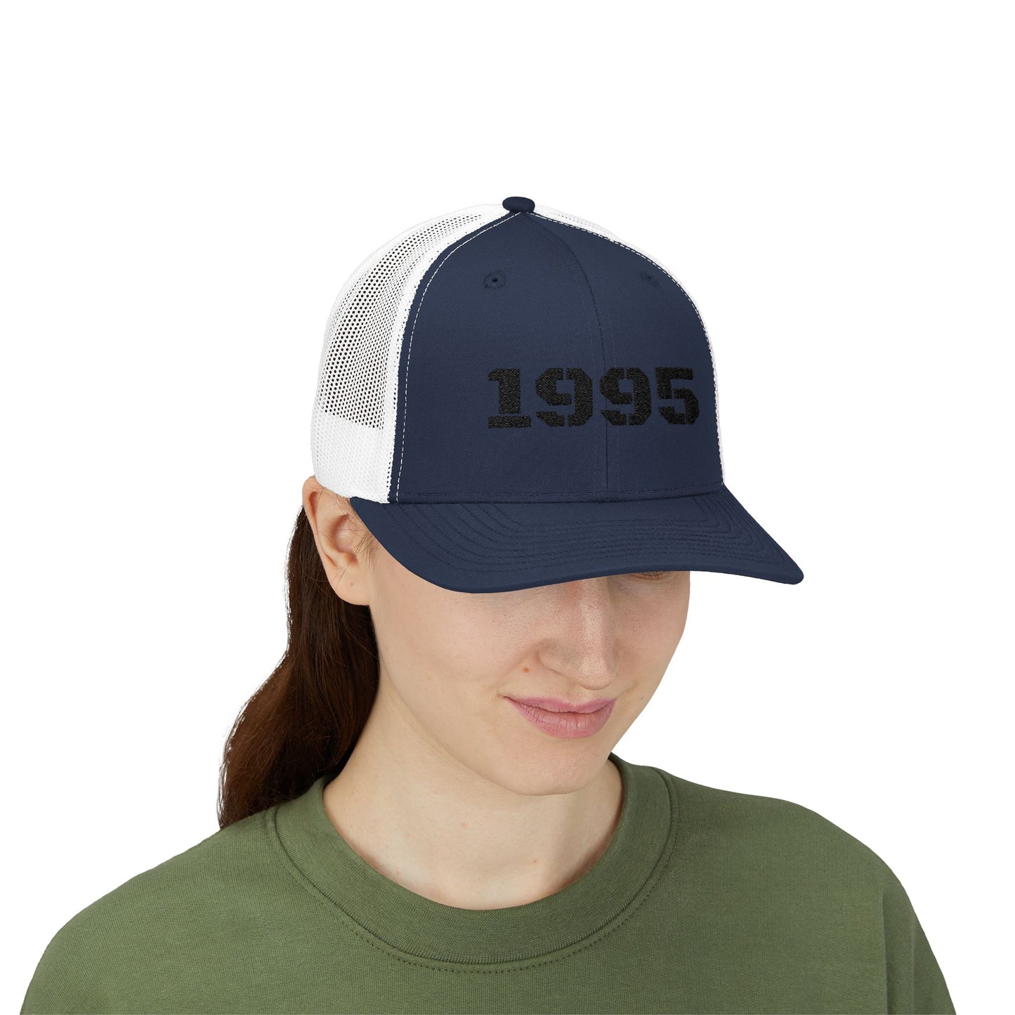 1995 Snapback Trucker Cap, Retro Cap, Vintage Style Hat, Birthday Gift, Casual Wear, 90s Fashion, Unisex Headwear - TRV