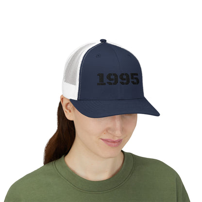 1995 Snapback Trucker Cap, Retro Cap, Vintage Style Hat, Birthday Gift, Casual Wear, 90s Fashion, Unisex Headwear - TRV