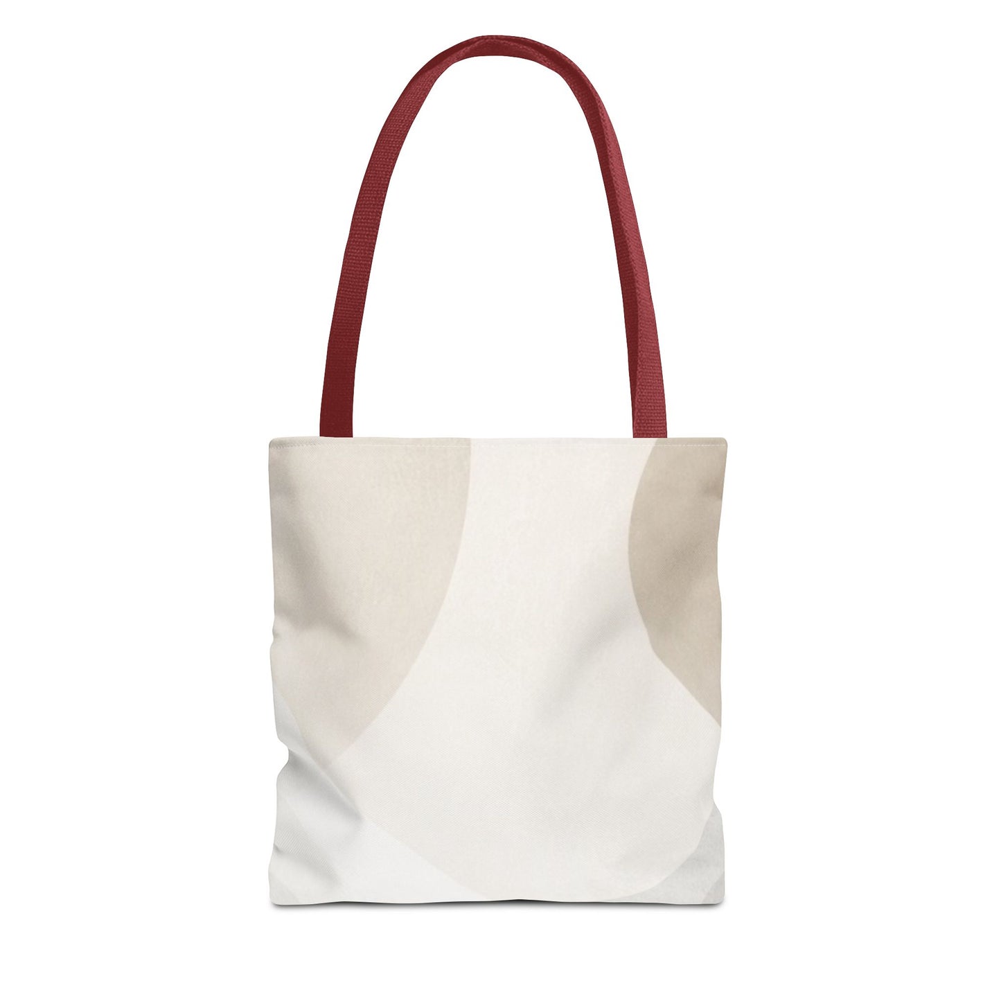 Neutral Abstract Geometric Tote Bag | Minimal Beige Shapes