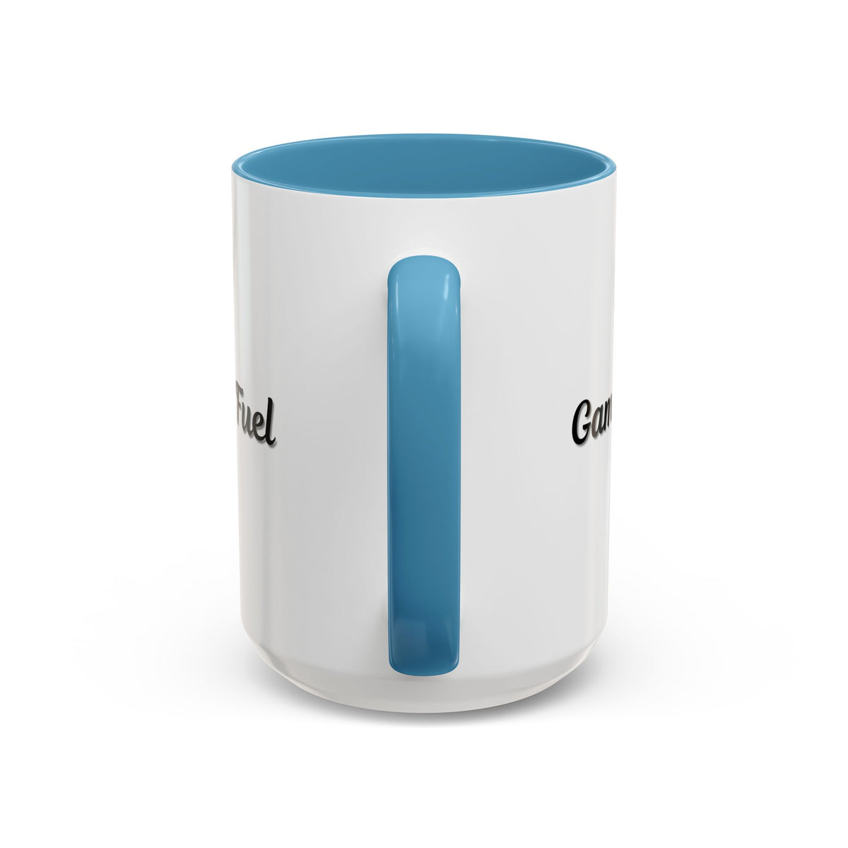 Printify Gamer Fuel coffee mug featuring a bold design, 11oz or 15oz size, perfect for gaming enthusiasts.