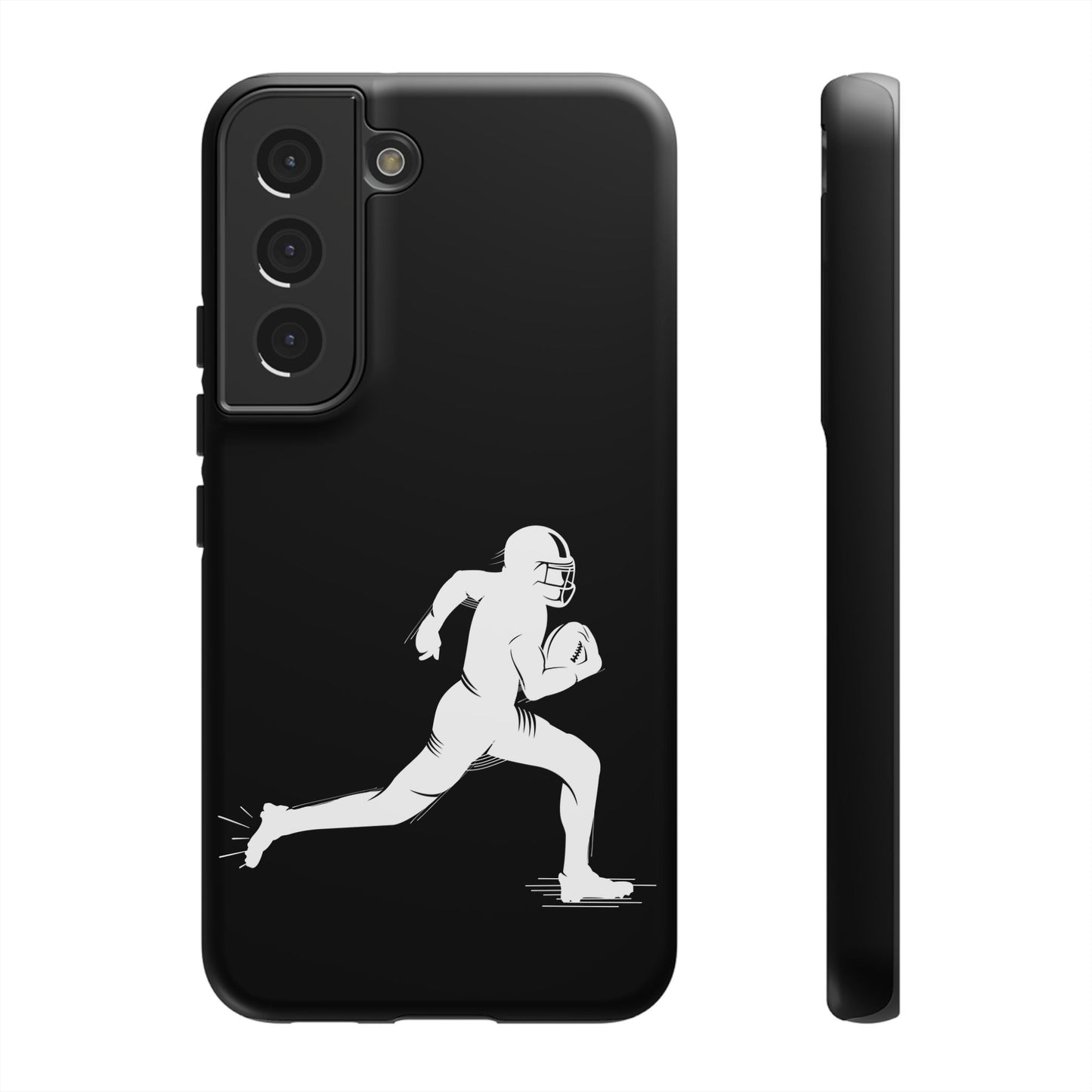 Football Player Phone Case, Tough Cases, Sports Phone Cover, Gift for Athletes, iPhone & Samsung Accessories, Running Player Design - TRV