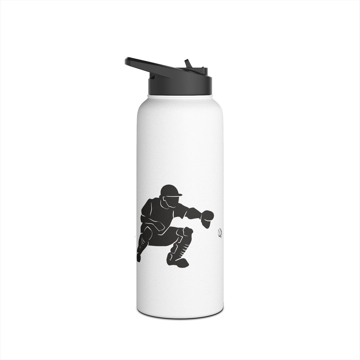 Soccer Player Stainless Steel Water Bottle — Sports Bottle for Athletes & Fans
