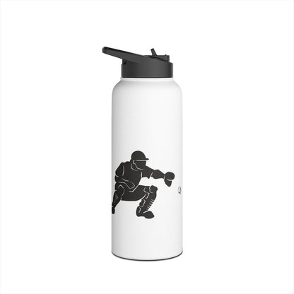Soccer Player Stainless Steel Water Bottle — Sports Bottle for Athletes & Fans