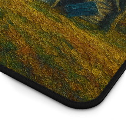 Rustic Landscape Desk Mat, Office Decor, Mouse Pad, Nature Inspired, Gift for Coworkers, Home Office Accessories - TRV