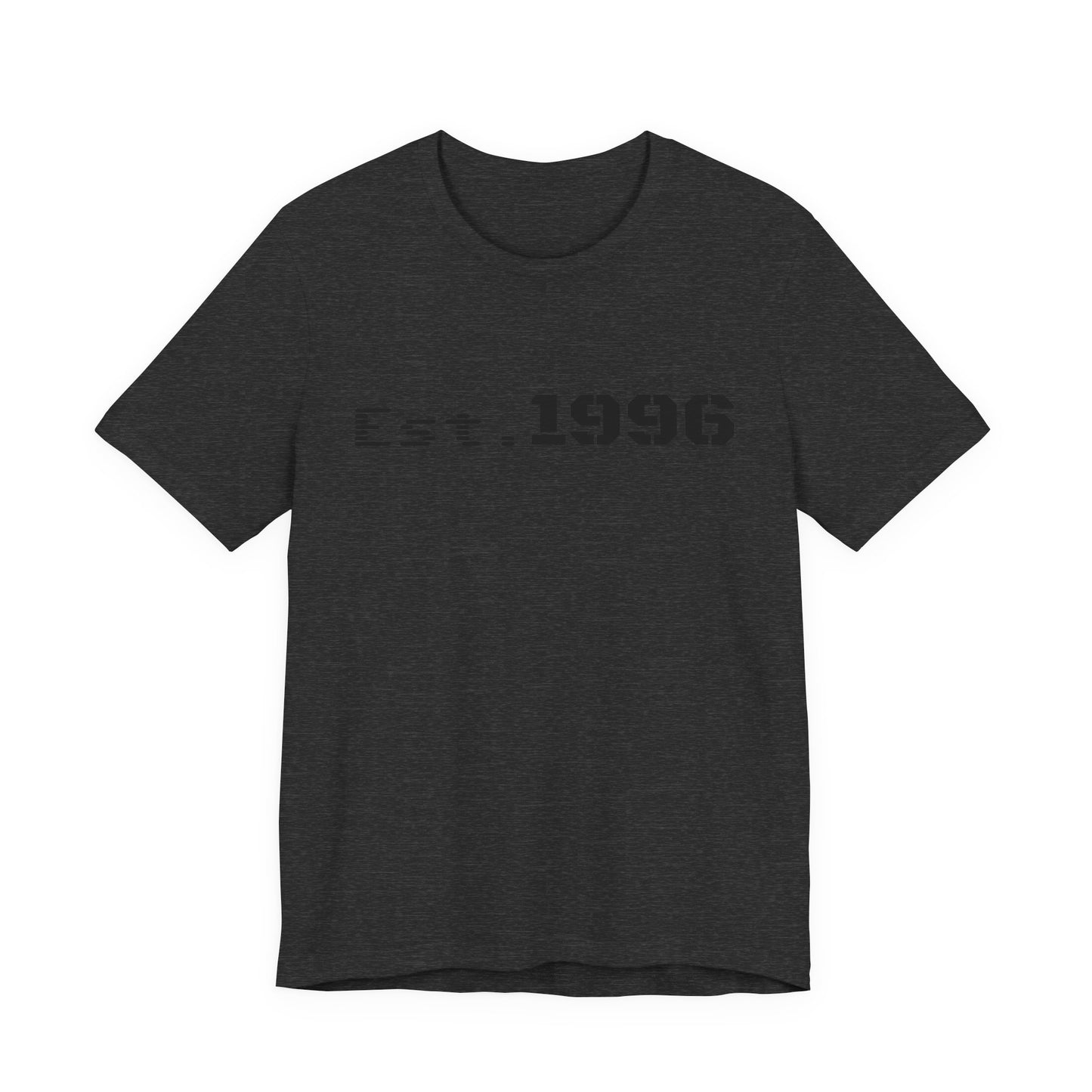 Vintage Est. 1996 T-shirt by Printify, featuring a classic design perfect for birthday gift or casual wear.