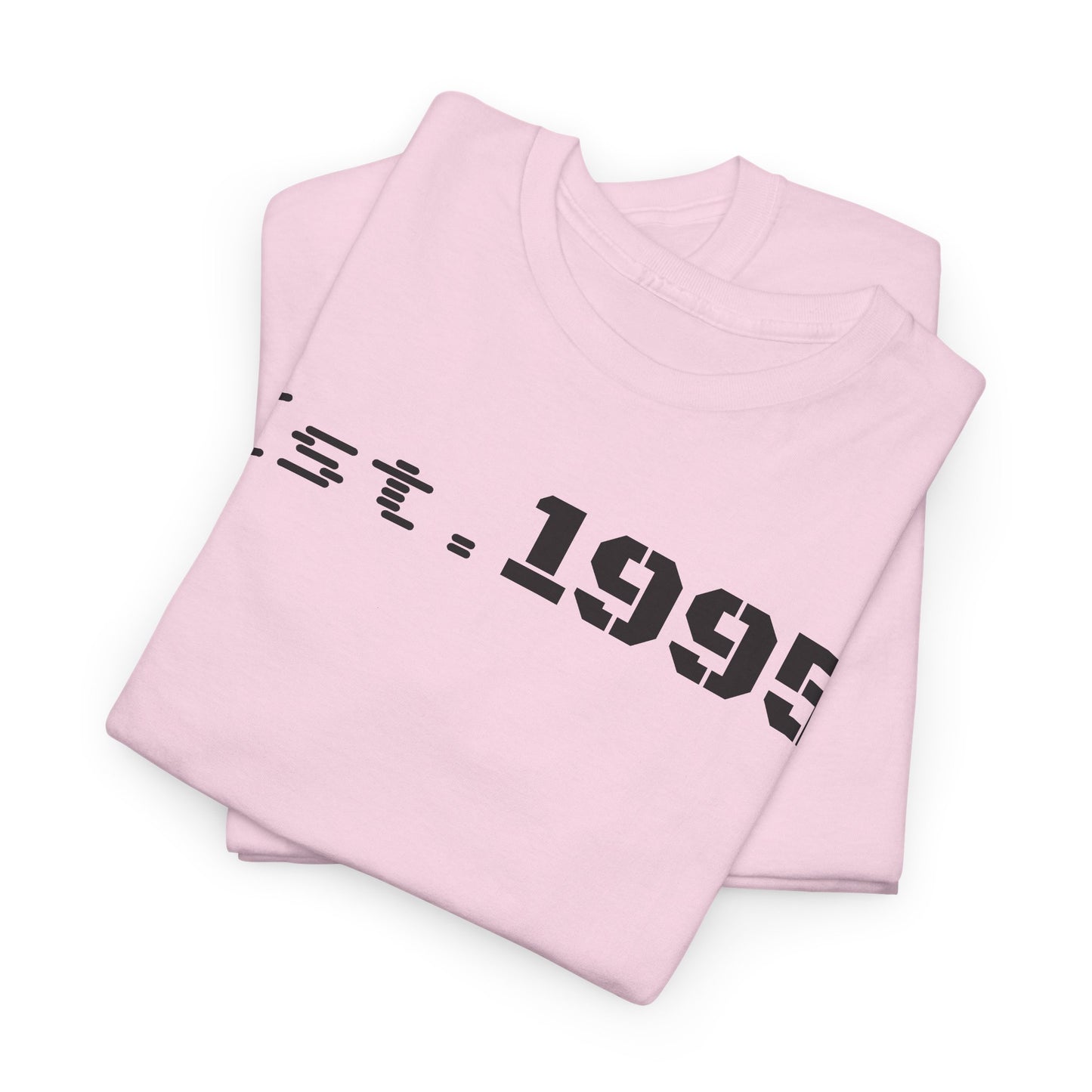 Unisex Heavy Cotton Tee - Est. 1995, Vintage Birthday Gift, Customizable Tee, Retro Unisex Shirt, Casual Everyday Wear