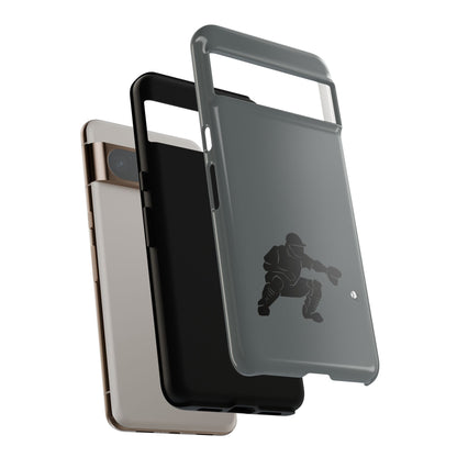 Printify baseball catcher phone case, tough protective cover with detailed catcher design for smartphones.