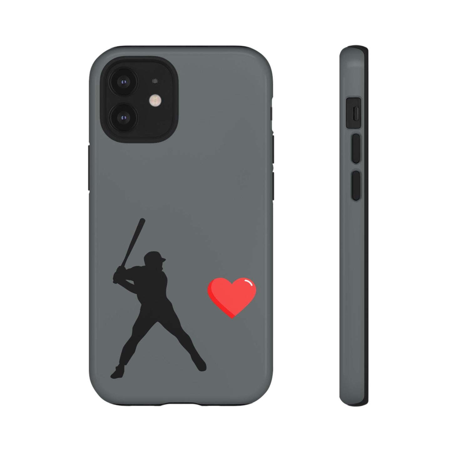 Printify Baseball Love phone case featuring a sports-themed design, perfect for sports lovers and Father's Day gifts.