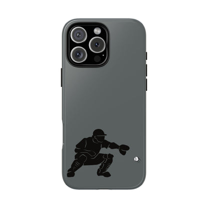 Baseball Catcher Phone Case, Sports Phone Accessory, Tough Cases, Gift for Athletes, Sports Fan Merchandise, Unique Design - TRV