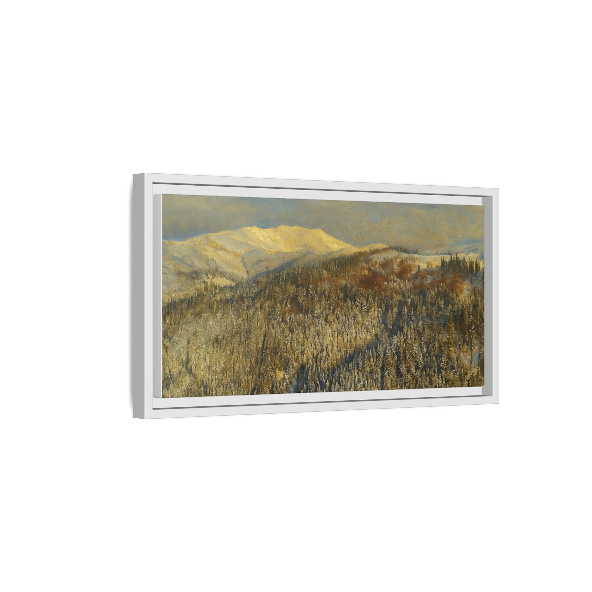 Framed Mountain Canvas Art, Perfect for Home Decor, Nature Wall Art, Gift for Nature Lovers, Cozy Atmosphere - TRV