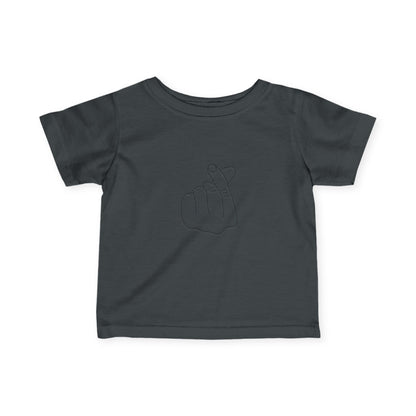 Cute Infant Tee with Love Hand Gesture Design