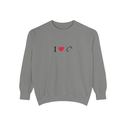Unisex Sweatshirt, I love Football, Cozy, Perfect for Everyday Wear, Gift Idea for Friends, Couples, and Special Occasions - TRV