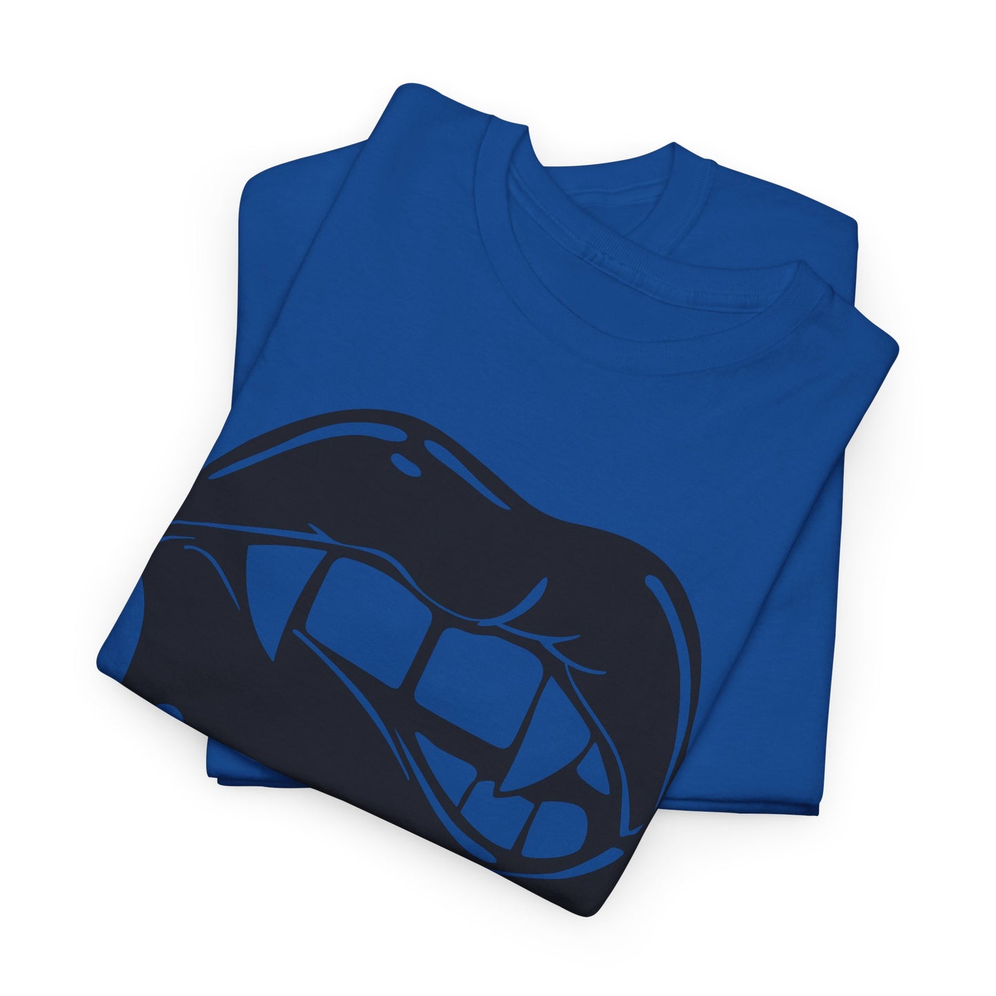 Edgy Graphic Tee - Dripping Lips Design - Unisex Heavy Cotton Tee