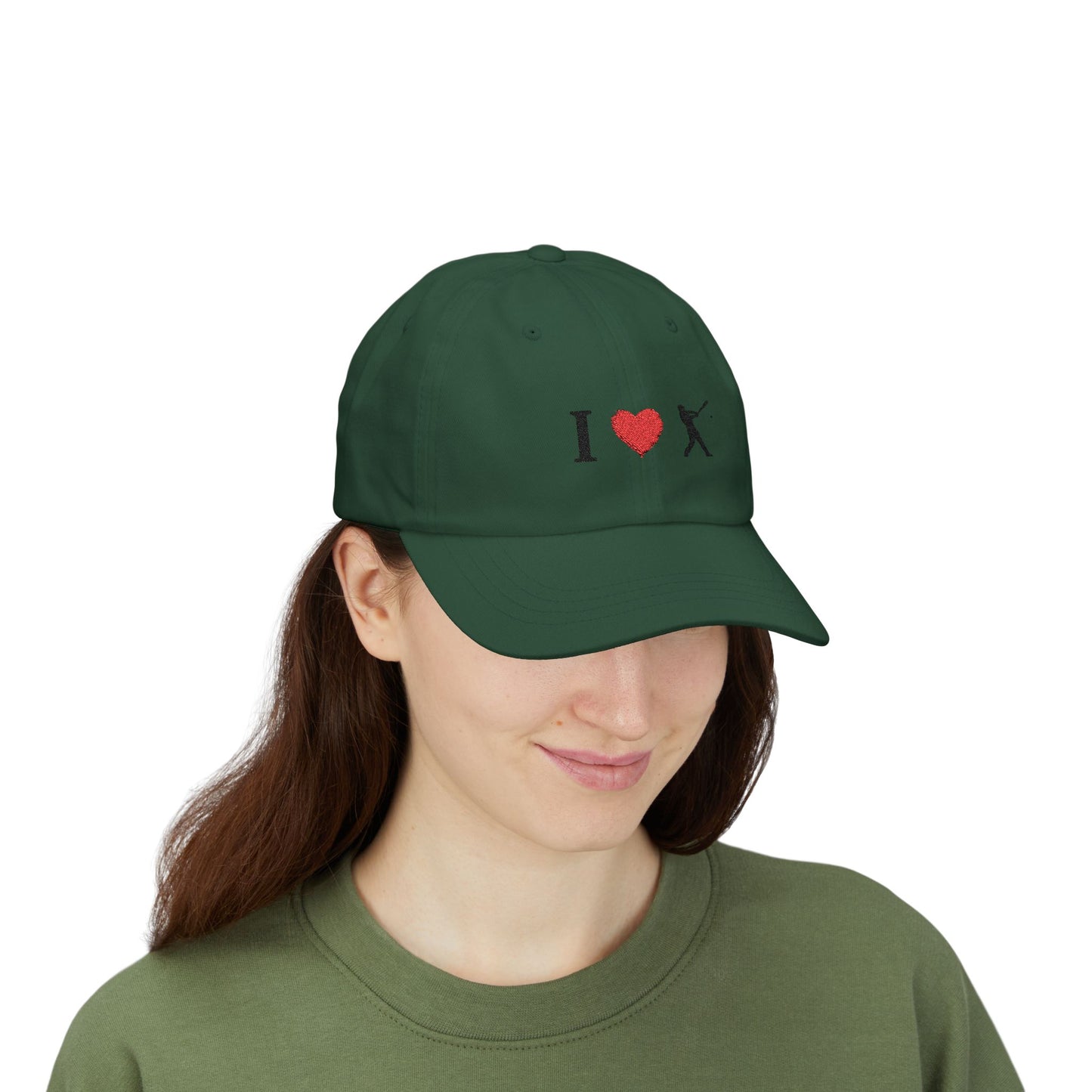 I Love Baseball Dad Cap, Sporty Hat for Dads, Baseball Lover Gift, Father's Day Gift, Casual Everyday Wear - TRV