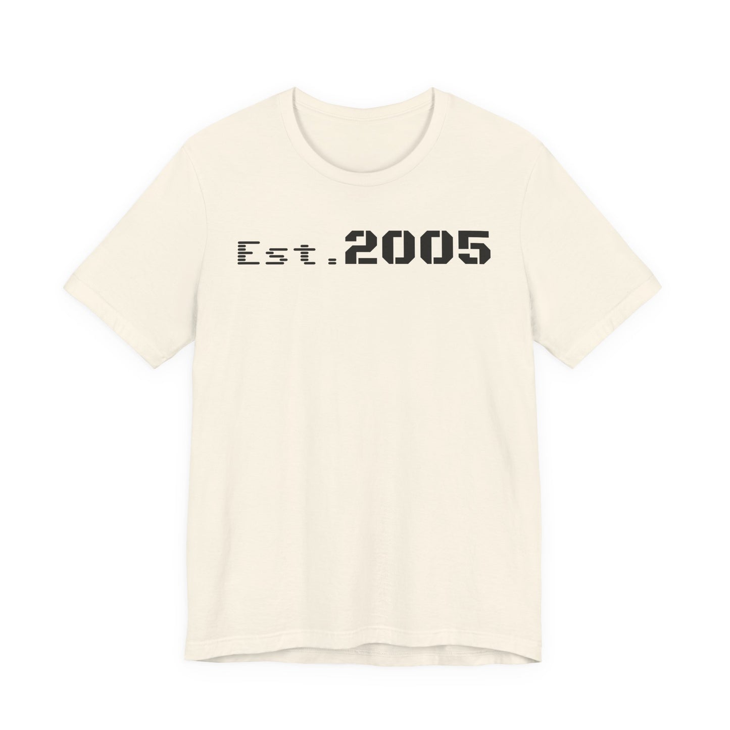 Est. 2005 Unisex Tee, Vintage T-Shirt, Custom Year Shirt, Birthday Gift, Casual Wear