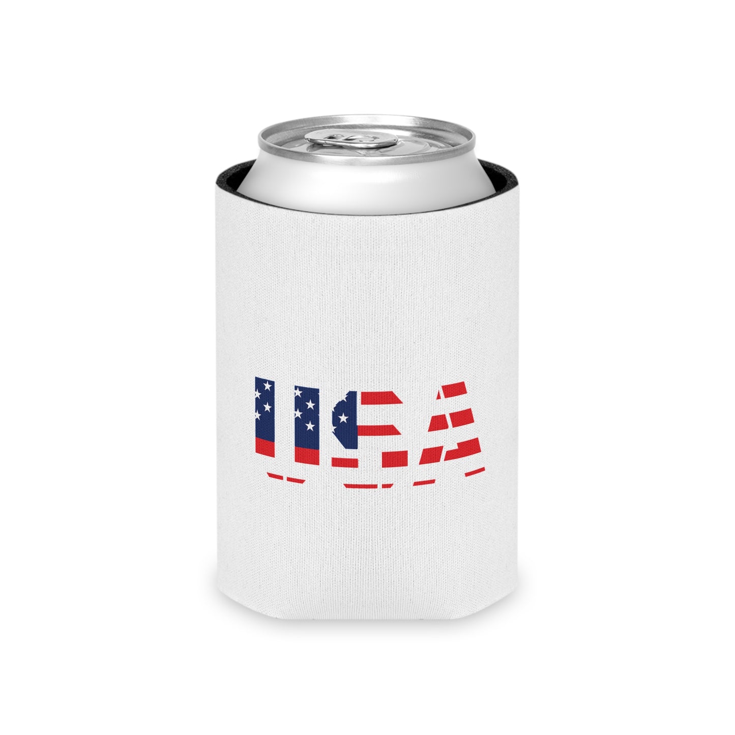 USA Flag Can Cooler - Perfect for BBQs, Independence Day, Tailgating, Memorial Day, Housewarming - TRV