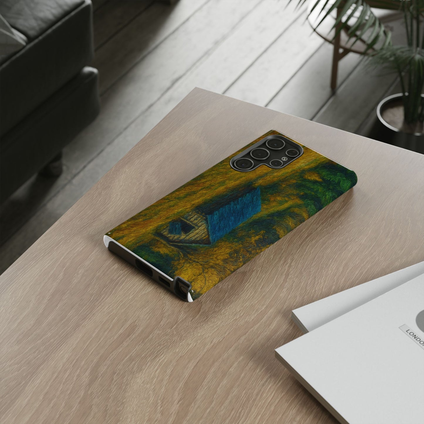 Artistic Phone Case by Tough Cases, Nature-Inspired Phone Protection, Unique Gift for Nature Lovers, Stylish Accessory, Fall Aesthetic - TRV