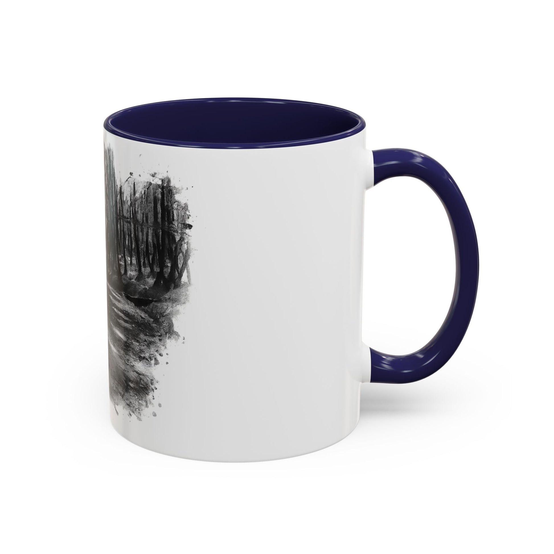 Moody Abstract Forest Coffee Mug | Unique Gift for Nature Lovers, Cozy Home Decor, Perfect for Coffee, Tea, and Hot Chocolate - TRV