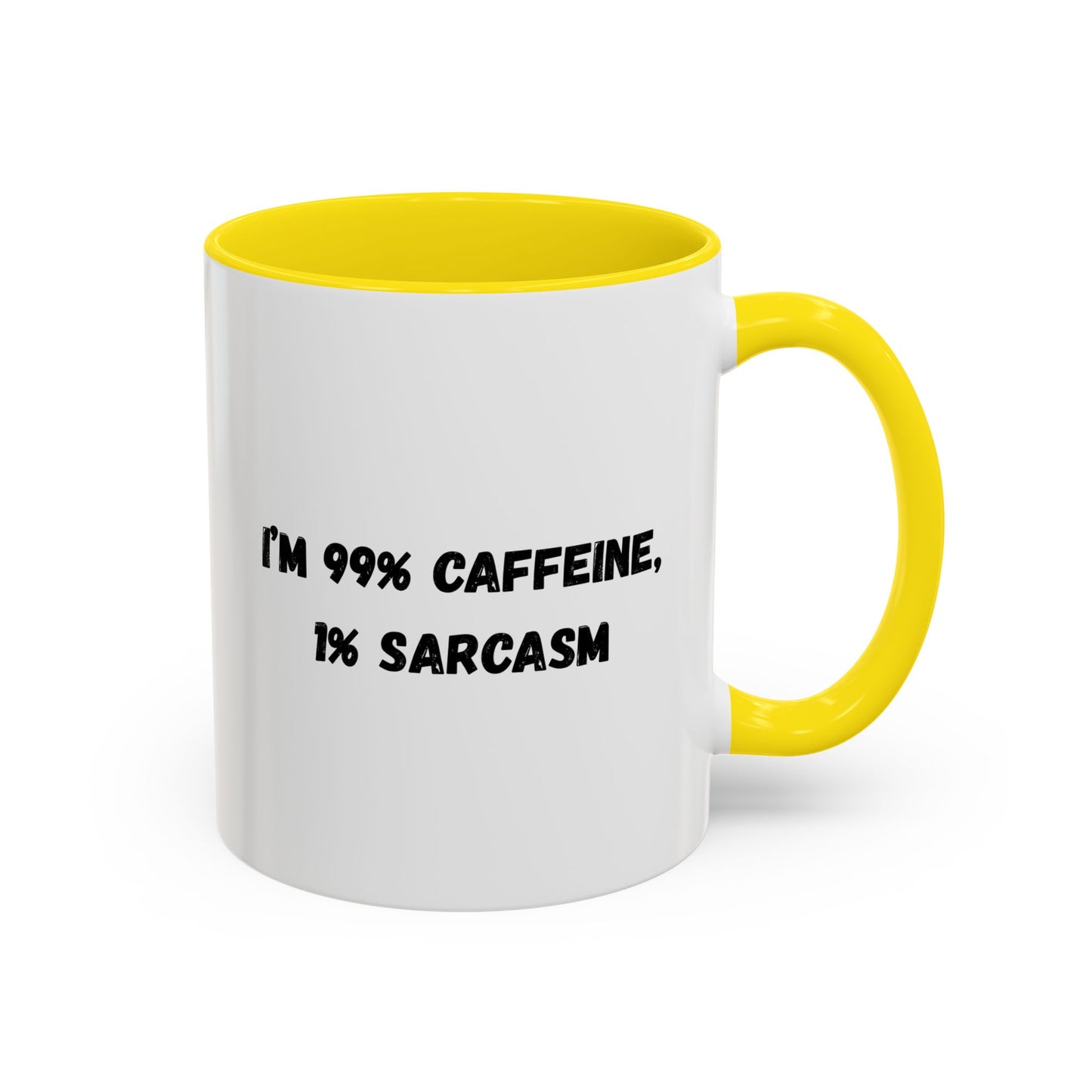 Sarcastic Coffee Mug - Funny Gift for Coffee Lovers, Black and White Accent Mug, Gift for Birthdays, Office Humor, Caffeine Enthusiasts