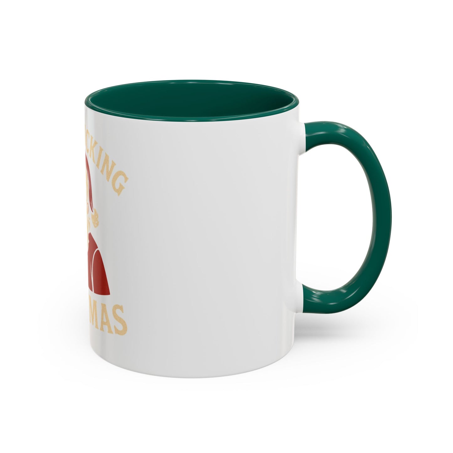 Merry Fucking Christmas Mug — Funny Santa Middle Finger Coffee Cup (11oz & 15oz)