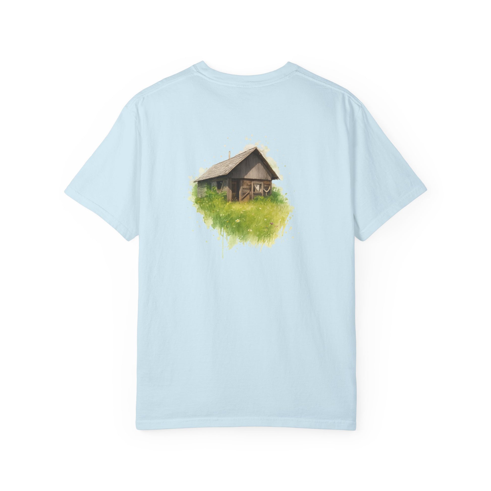 Nature-Inspired Unisex Garment-Dyed T-Shirt, Eco-Friendly Tee, Summer Casual Wear, Gift for Nature Lovers, Relaxed Fit T-Shirt - TRV