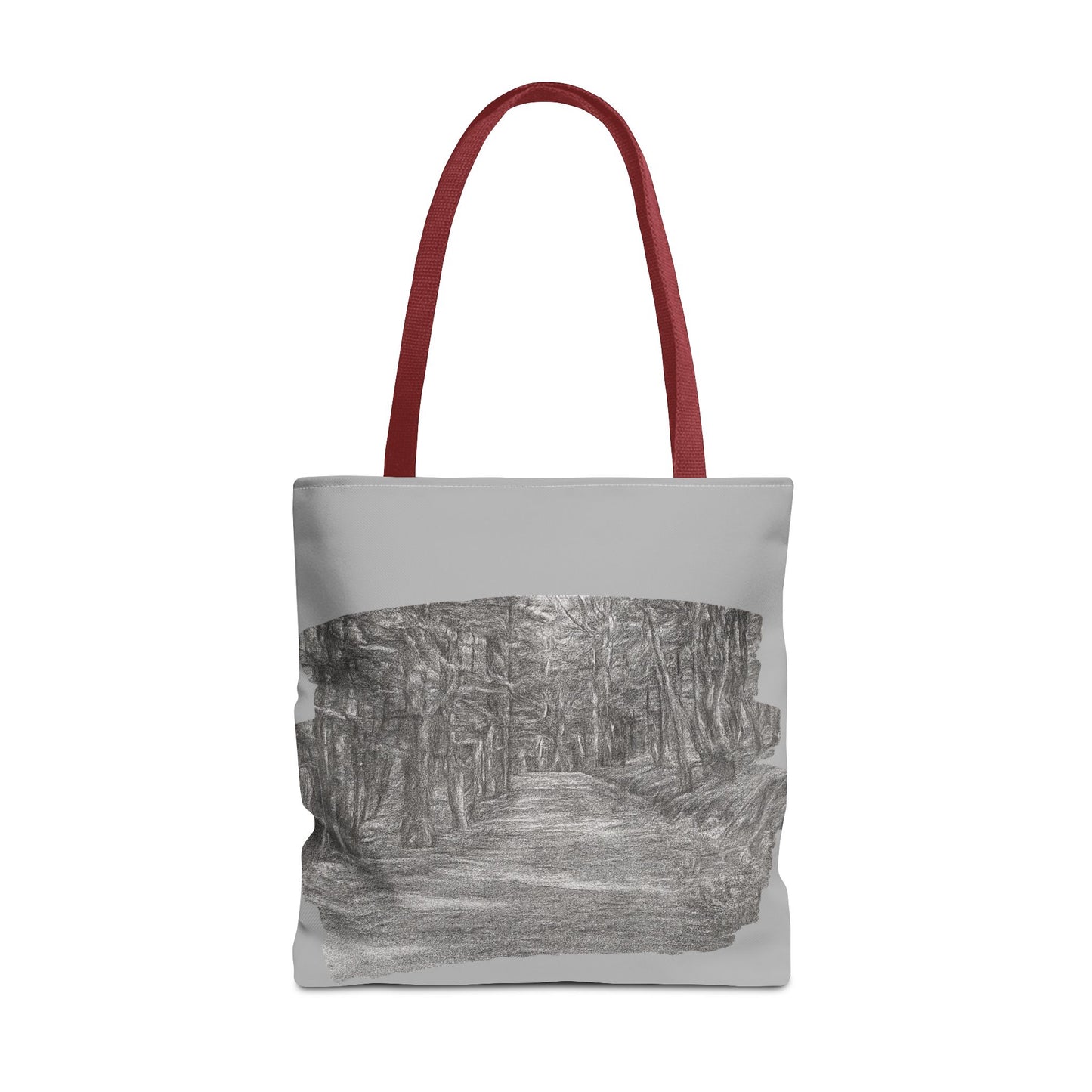 Scenic Path Tote Bag, Reversible Tote, Eco-Friendly Shopper, Outdoor Adventure Bag, Gift for Nature Lovers, Stylish Carryall - TRV