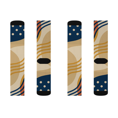 Sublimation Abstract Socks