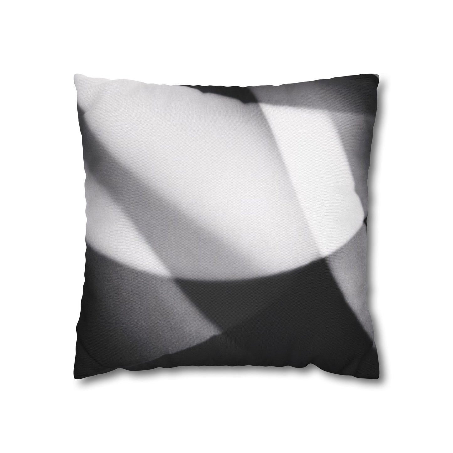Abstract Black and White Photo Pillowcase, Square Pillowcase