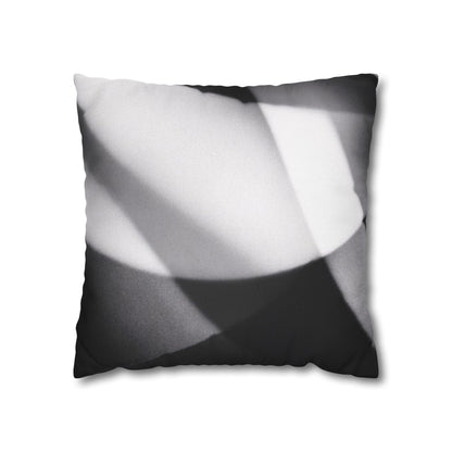 Abstract Black and White Photo Pillowcase, Square Pillowcase