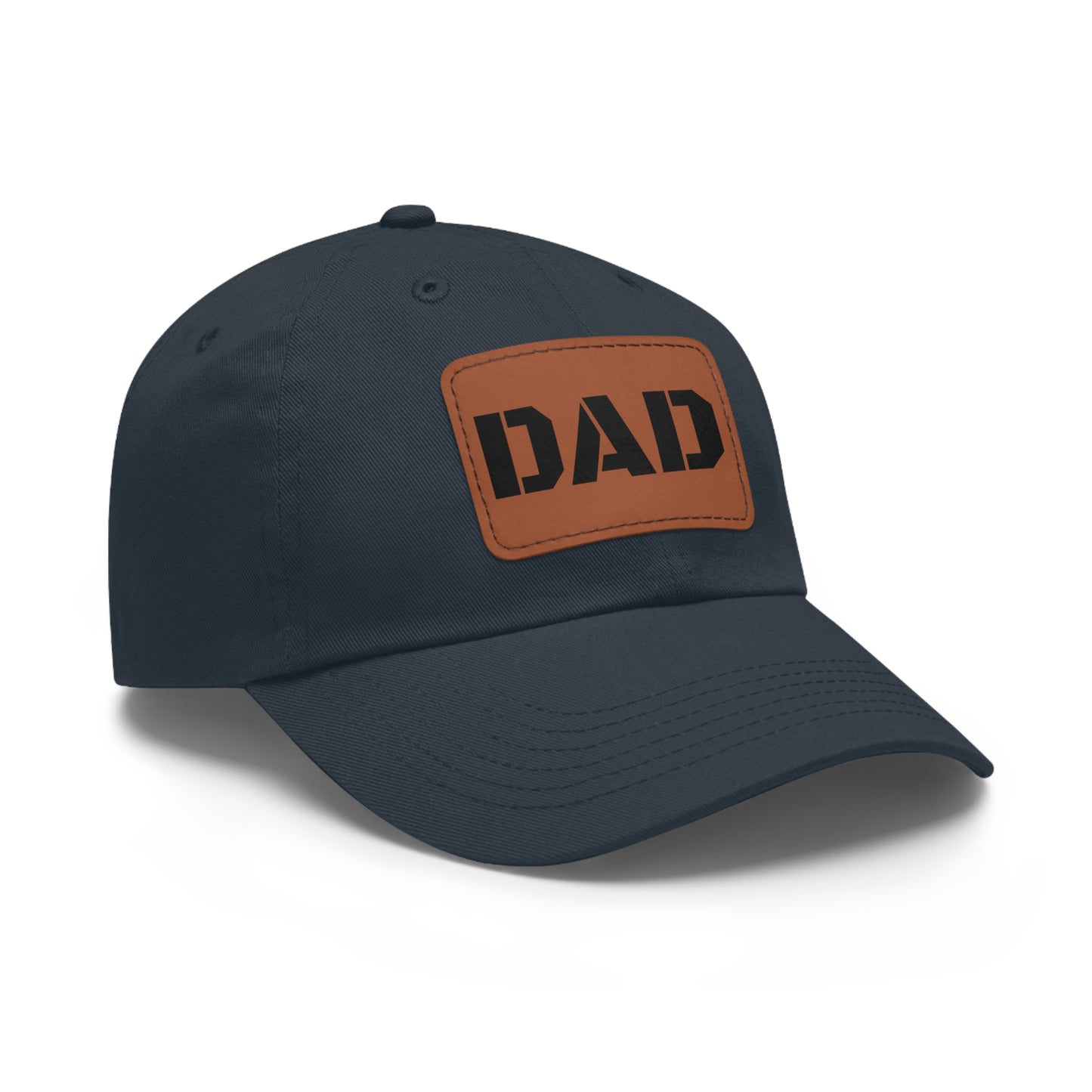 Stylish Dad Hat with Leather Patch | Perfect Gift for Fathers Day, Casual Wear, Dad's Birthday, Outdoor Activities