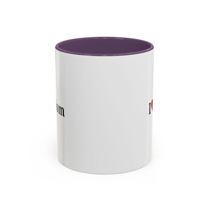 I Love Mom Accent Coffee Mug - Perfect Gift for Mother's Day & Special Occasions - TRV