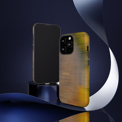 Autumn Blur Tough Phone Case — Fall Colors Protective iPhone Cover