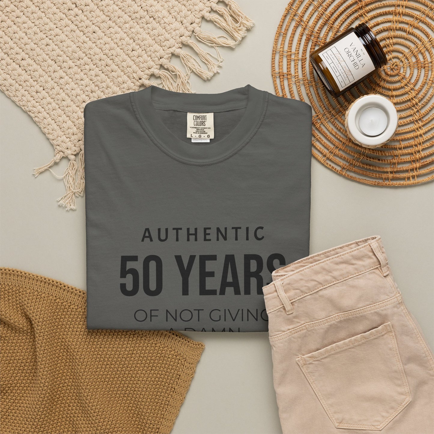 Design Your Own Garment-Dyed T-Shirt — TRV08 Custom Tee