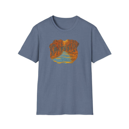 Nature-Inspired Unisex Softstyle T-Shirt, Outdoor Lover Gift, Casual Wear, Ideal for Hiking, Nature Trips, Unique Graphic Tee - TRV